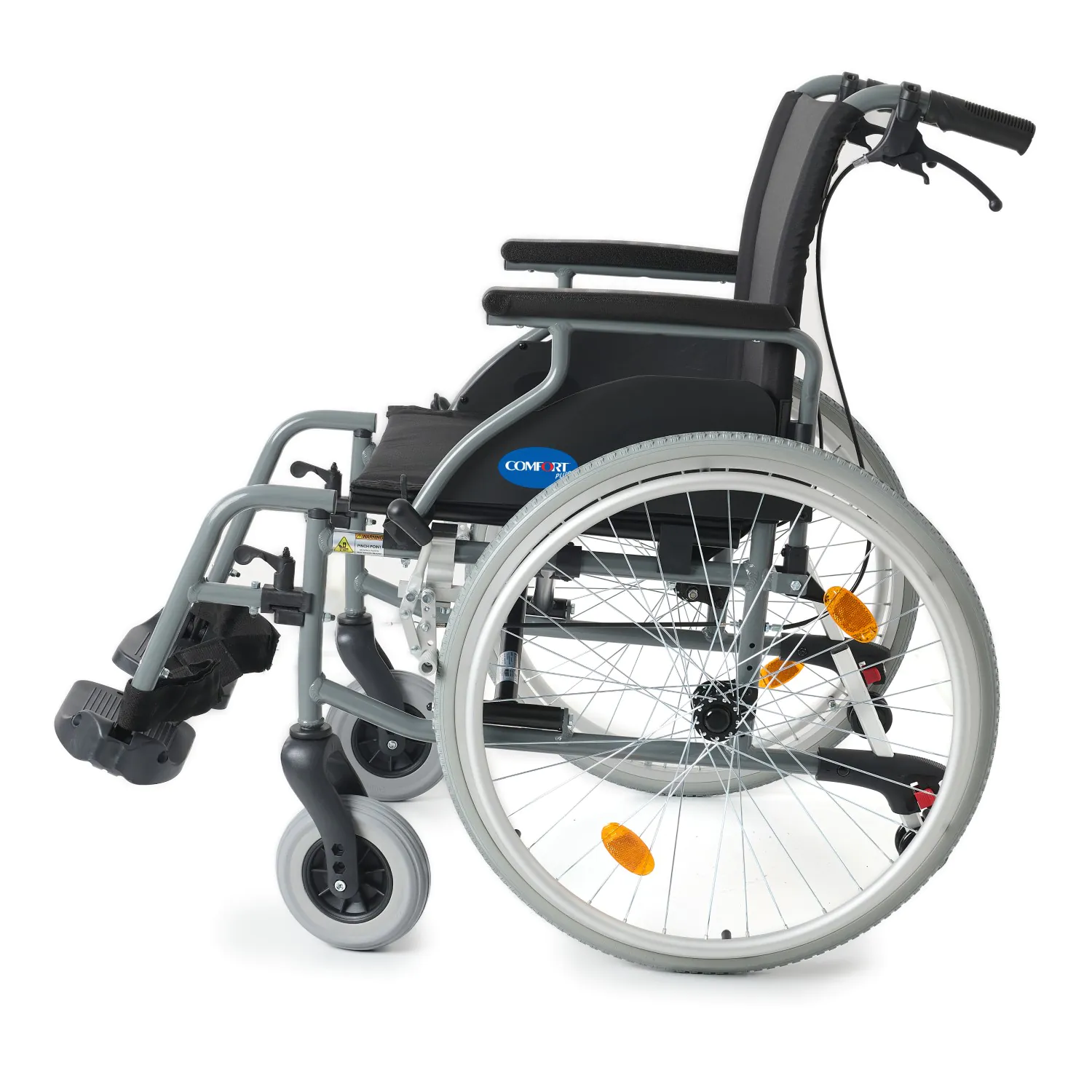 Comfort Plus DM-317 50cm Hafif Alüminyum Özellikli Tekerlekli Sandalye - Görsel 2