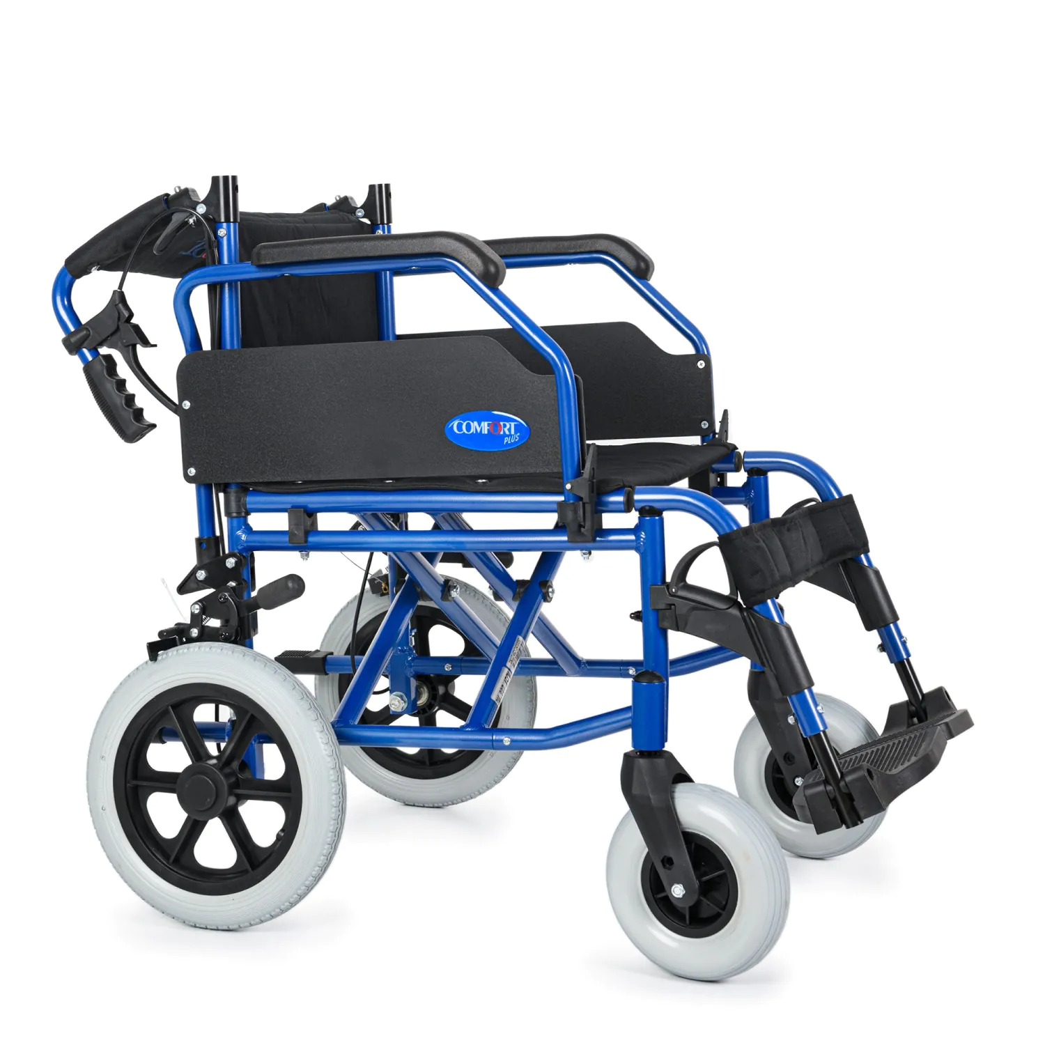 Comfort Plus DM-337 45cm Mavi Alüminyum Özellikli Transfer Tekerlekli Sandalye - Görsel 6