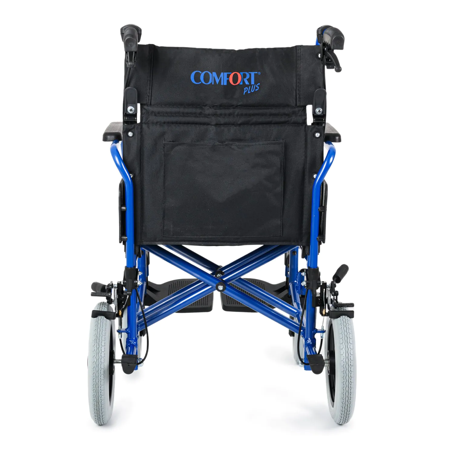 Comfort Plus DM-337 45cm Mavi Alüminyum Özellikli Transfer Tekerlekli Sandalye - Görsel 4