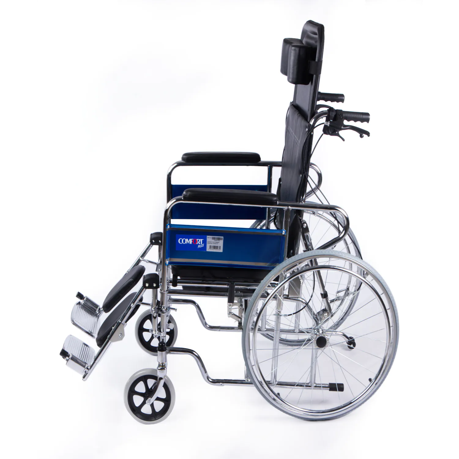 Comfort Plus DY02608GC Sırtı Yatar Ayak Kalkar Tuvalet Özellikli Tekerlekli Sandalye - Görsel 4