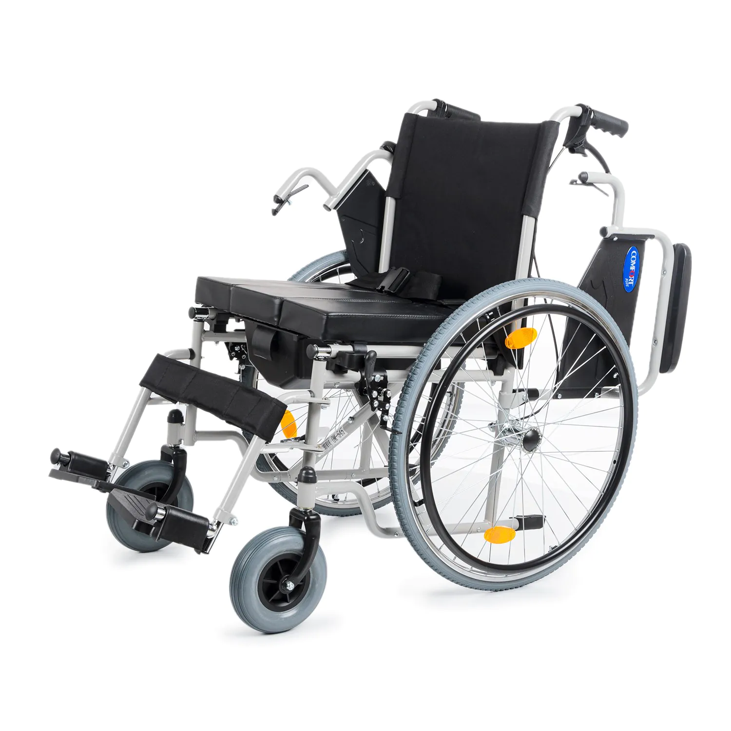 Comfort Plus DM-550 50cm Tuvalet WC Özellikli Tekerlekli Sandalye - Görsel 6