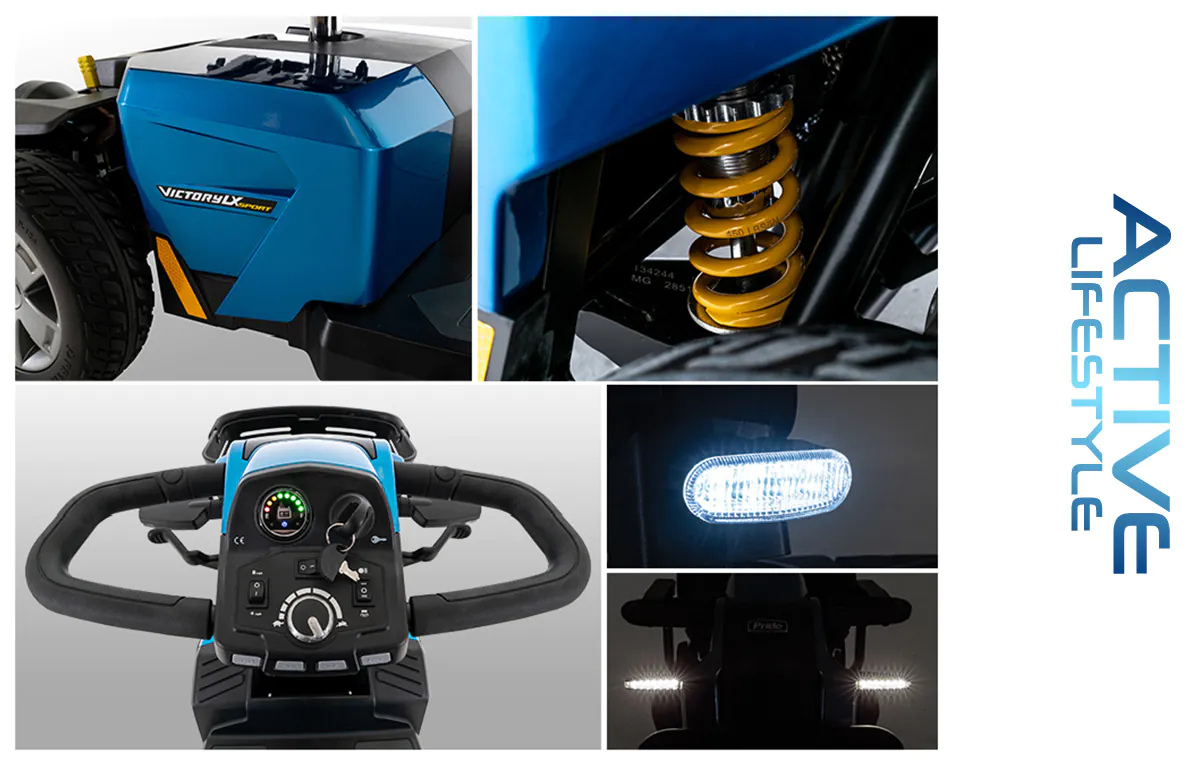 Pride Victory LX Sport 4 Tekerlekli Engelli ve Yaşlı  Scooter   Görsel 3