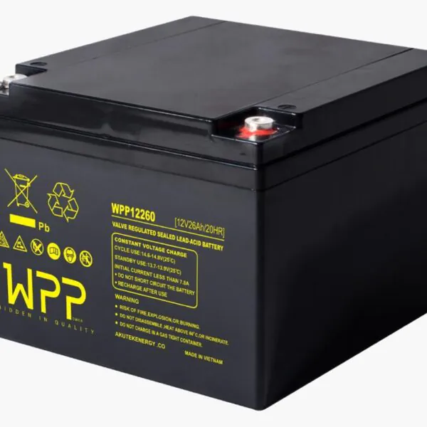 WPP12260 (12V26Ah) Akülü Tekerlekli Sandalye Aküsü