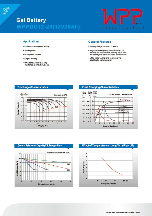 WPPDG 12V 28Ah Akülü Tekerlekli Sandalye Aküsü - Görsel 3