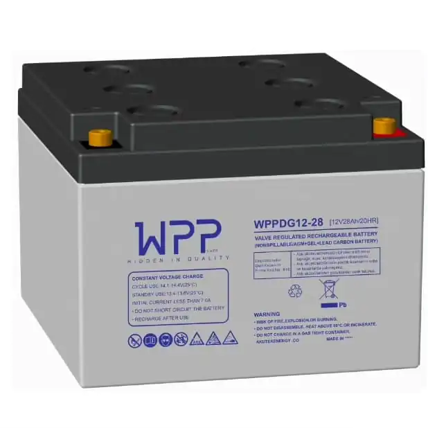 WPPDG 12V 28Ah Akülü Tekerlekli Sandalye Aküsü