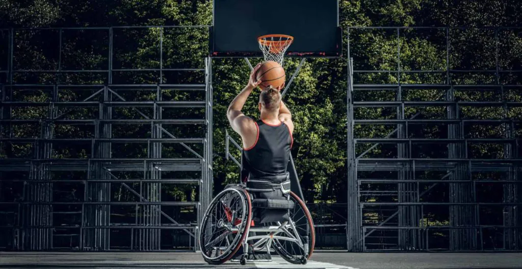 basketbol tekerlekli sandalye
