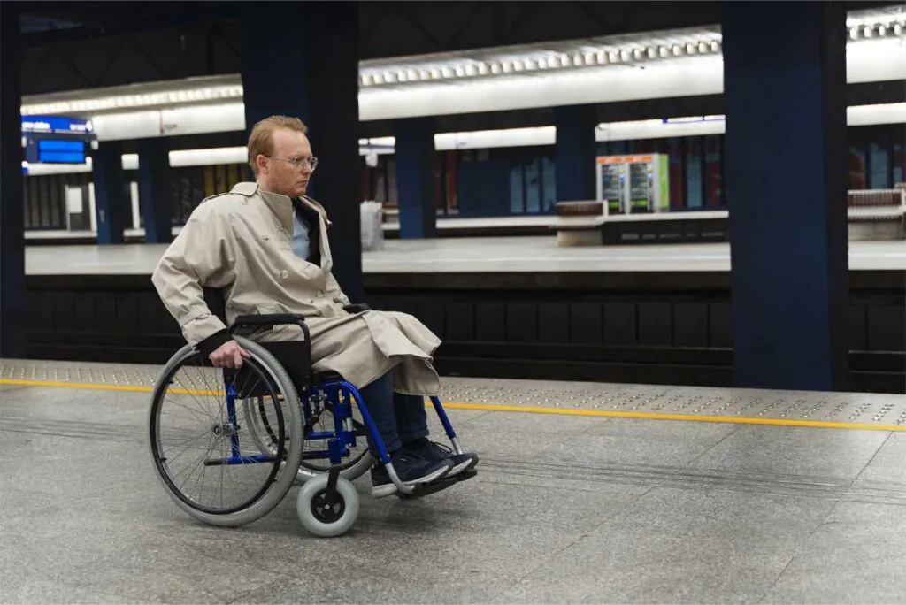 tekerlekli sandalye tren yolculuğu